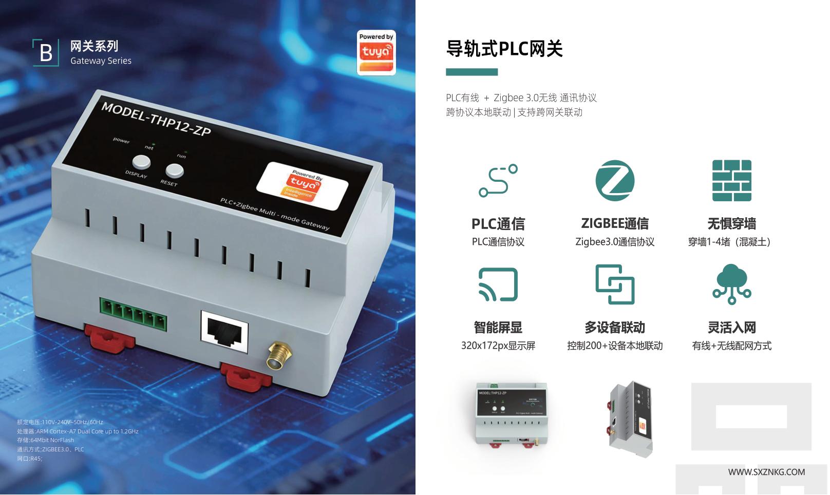 导轨式PLC网关
