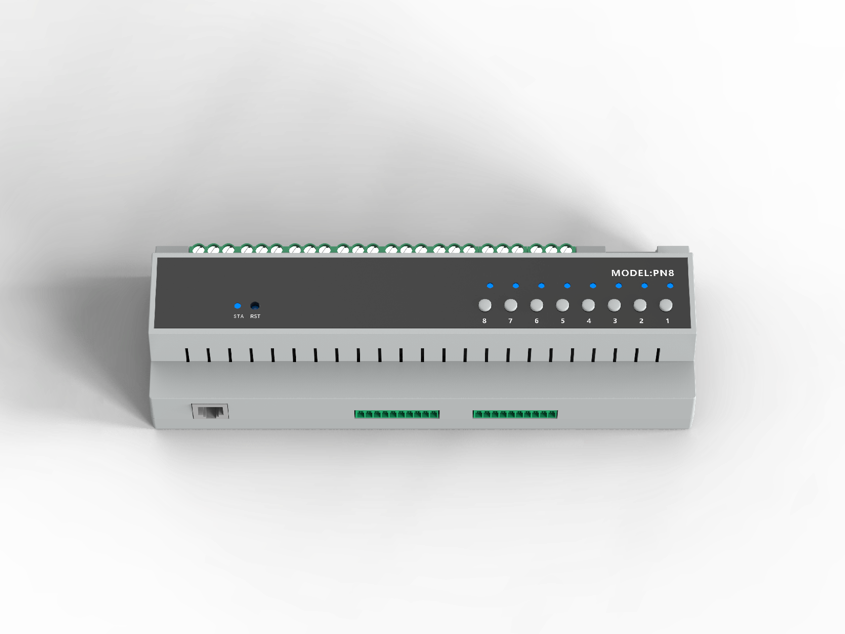 PLC-8路电源控制器 （安装尺寸14P）